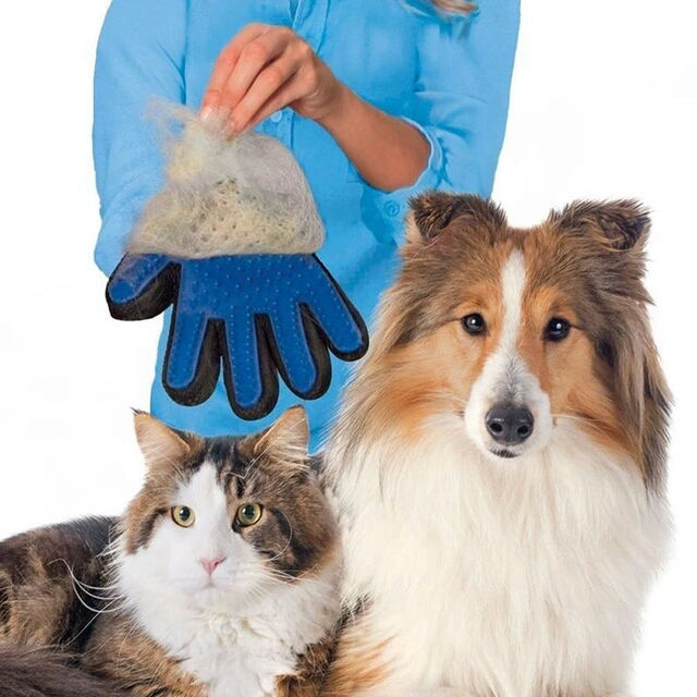 Silicone Pet Brush Glove | Dimples Sew Happy